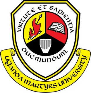Uganda Martyrs University crest
